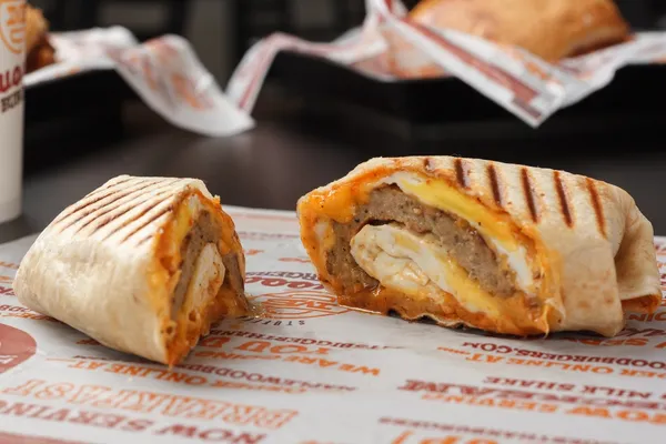 SAUSAGE, EGG & CHEESE BURRITO